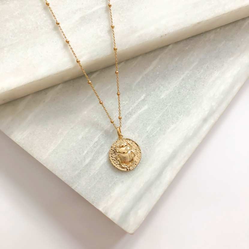 Collier cœur Céramique Personnalisable | Bleu Clémentine Collier cœur Céramique Personnalisable | Bleu Clémentine